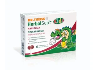 DR.THEISS HERBAL SEPT лижавчиња за кашлица, за деца х6