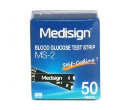 MEDISIGN MS-02 ленти за мерење шеќер во крв