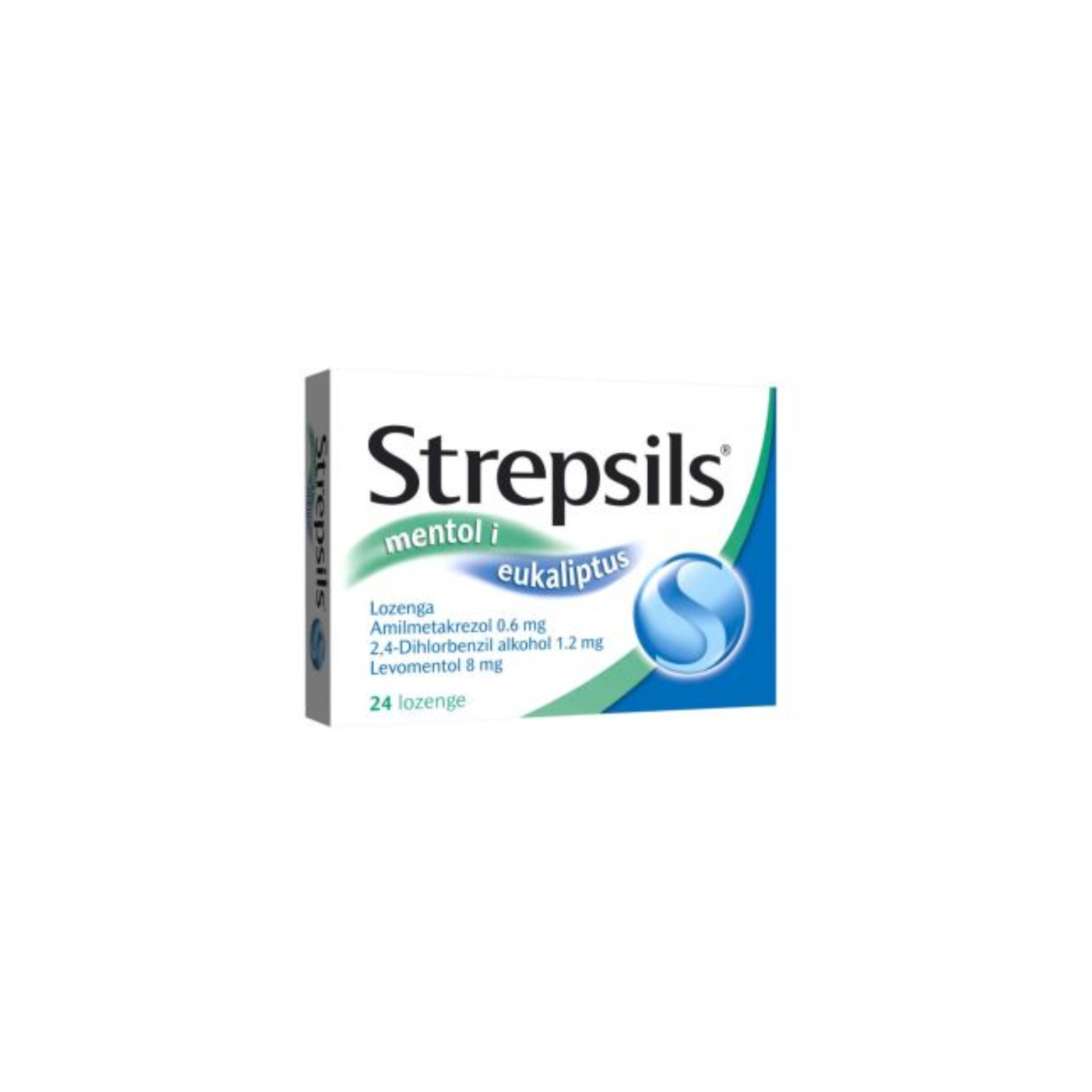 STREPSILS MENTHOL oribleti x 24 STREPSILS MENTHOL oribleti x 24